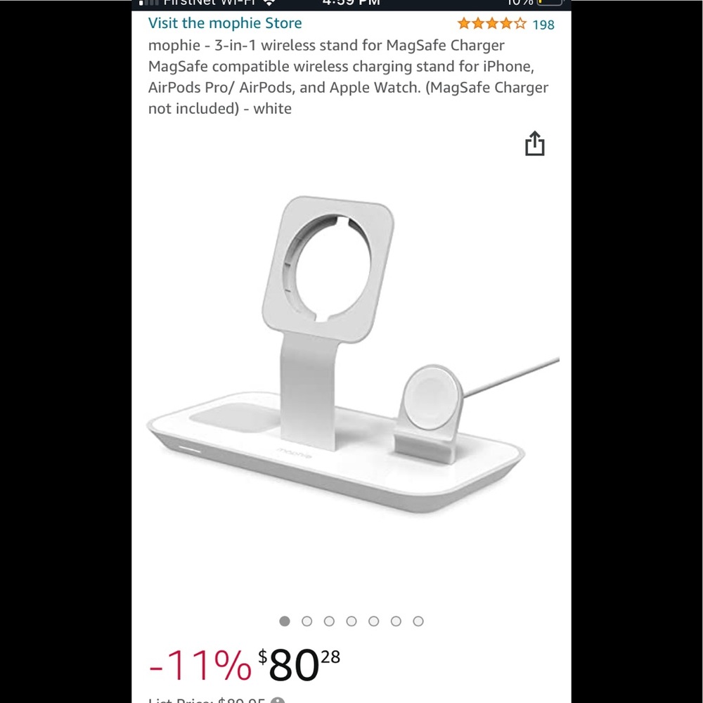 NIB 3 n 1 wireless stand Mophie